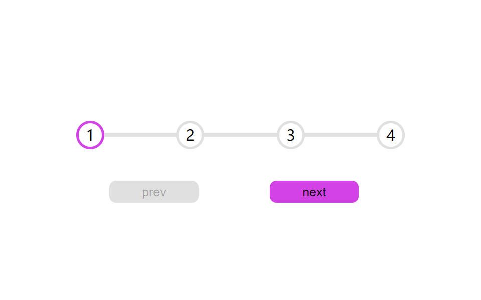 02day || HTML,CSS,JS综合练习案例 || progresssteps哔哩哔哩bilibili