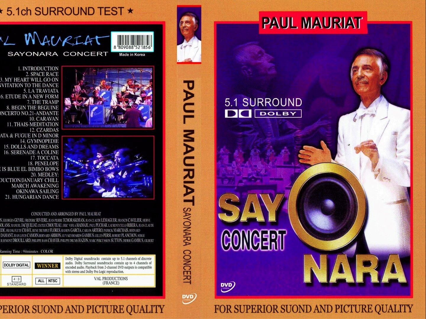 [图]保罗·莫里哀 Paul Mauriat - Sayonara concert 1998