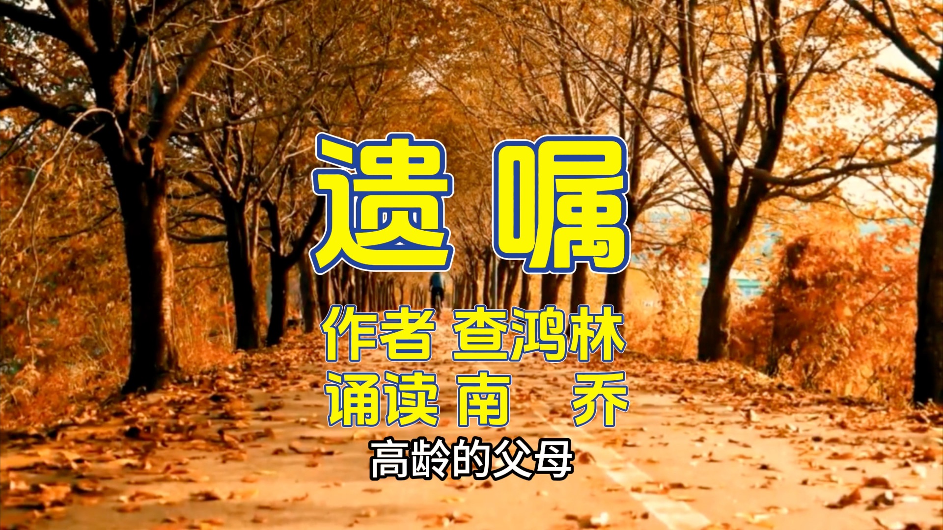 经典微小说《遗嘱》,生过7个孩子的父母留下的遗嘱……哔哩哔哩bilibili