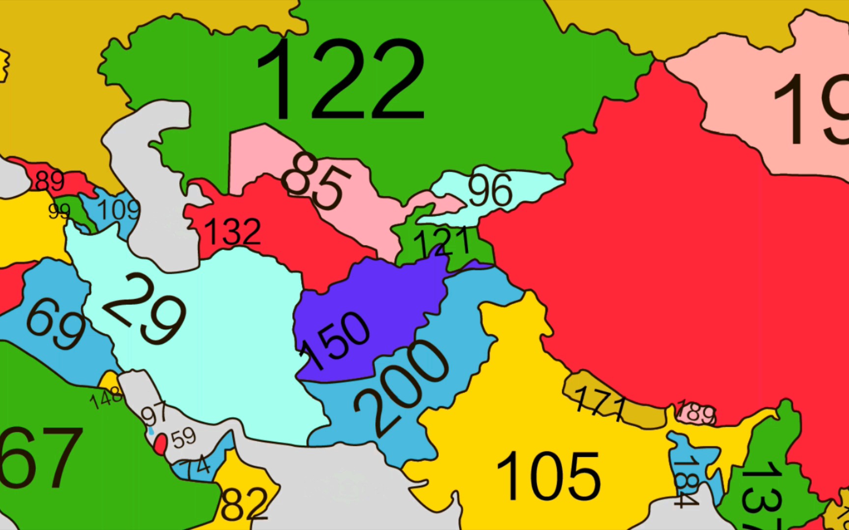 国足排名,能不能和面积扯上关系?哔哩哔哩bilibili