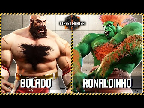 Street Fighter 6 💥 Zangief-bolado (ZANGIEF) vs Ronaldinho (BLANKA) 💥 SF6  Rank Ma_哔哩哔哩bilibili