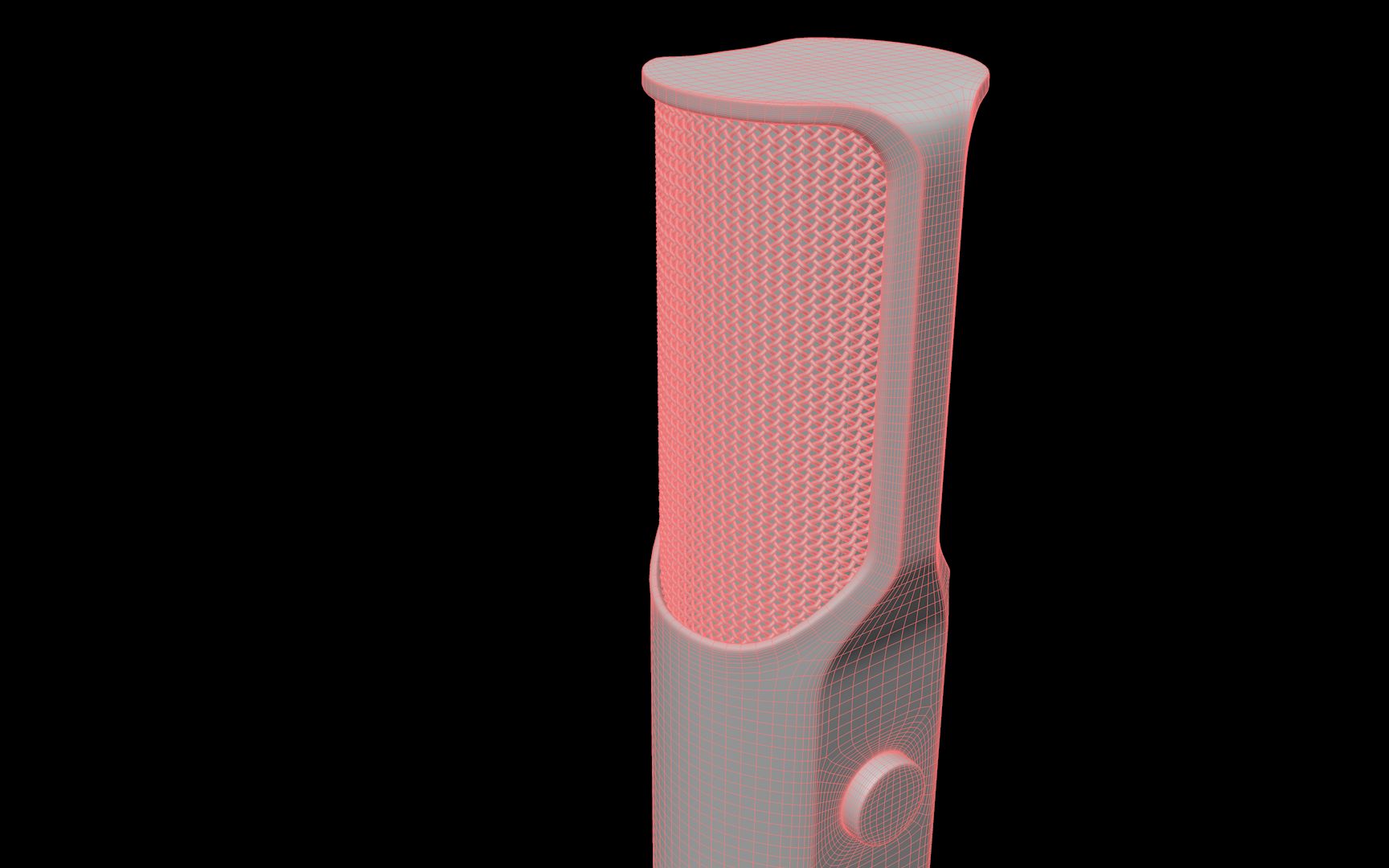 c4d 小蓝牙音箱建模1