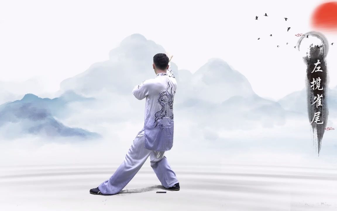 24式太极拳前十二套动作(背面)