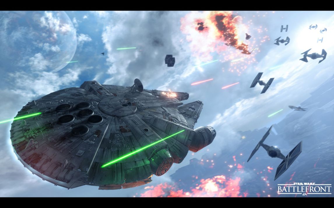 我,驾驶着千年隼号,驰骋在迪卡星的上空,所向无敌!