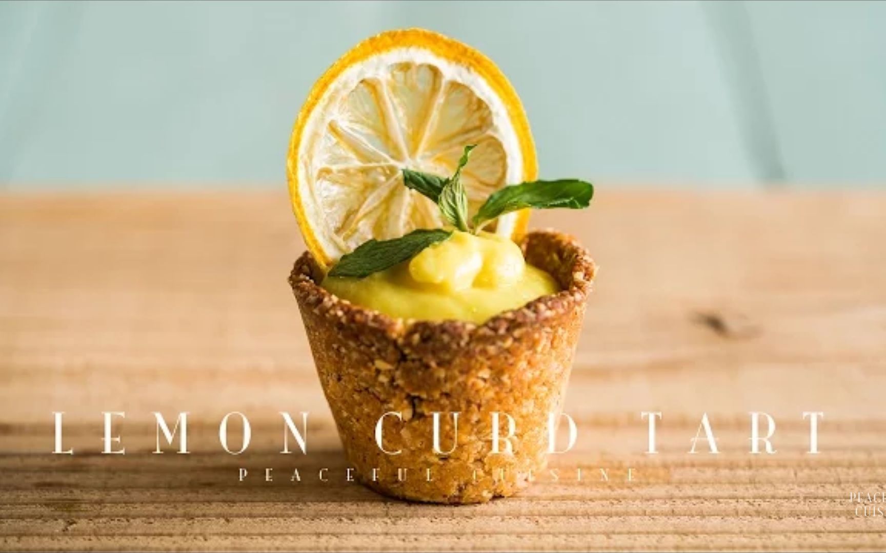 lemon curd tart (vegan)