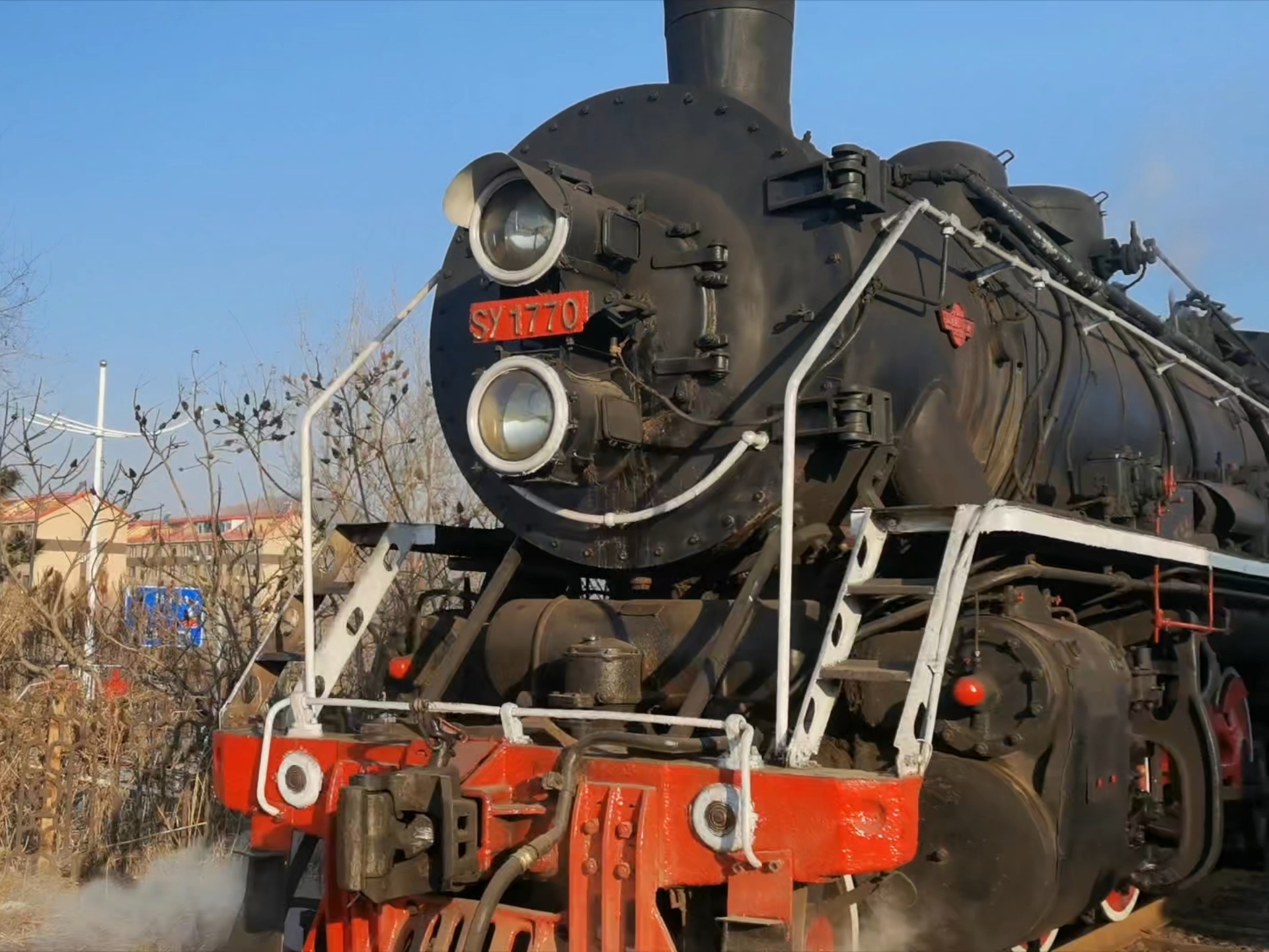 调兵山蒸汽机车节-活着的蒸汽机车调兵山站发车