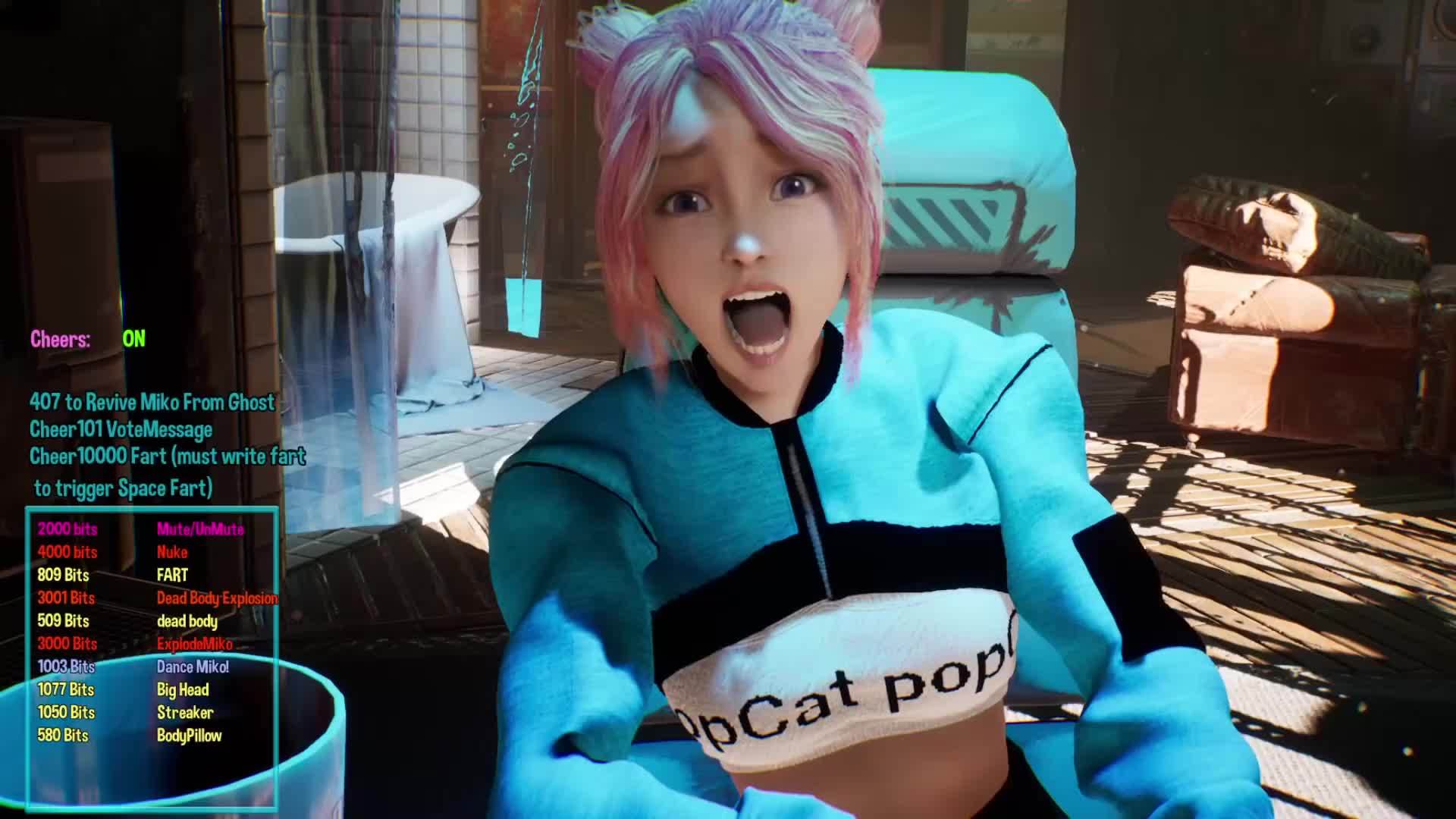 虚拟主播codemiko的最新整活一键换装