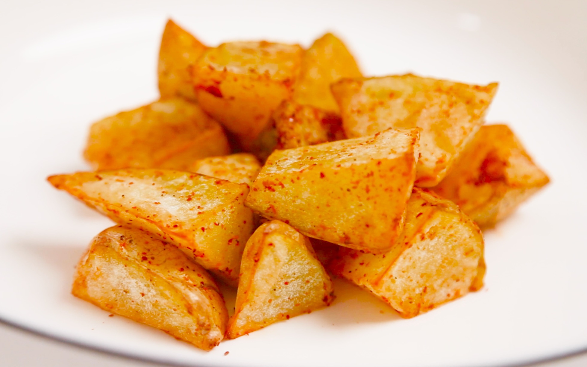 香辣薯块:想吃油炸又减肥?谁说不可以?_哔哩哔哩_bilibili