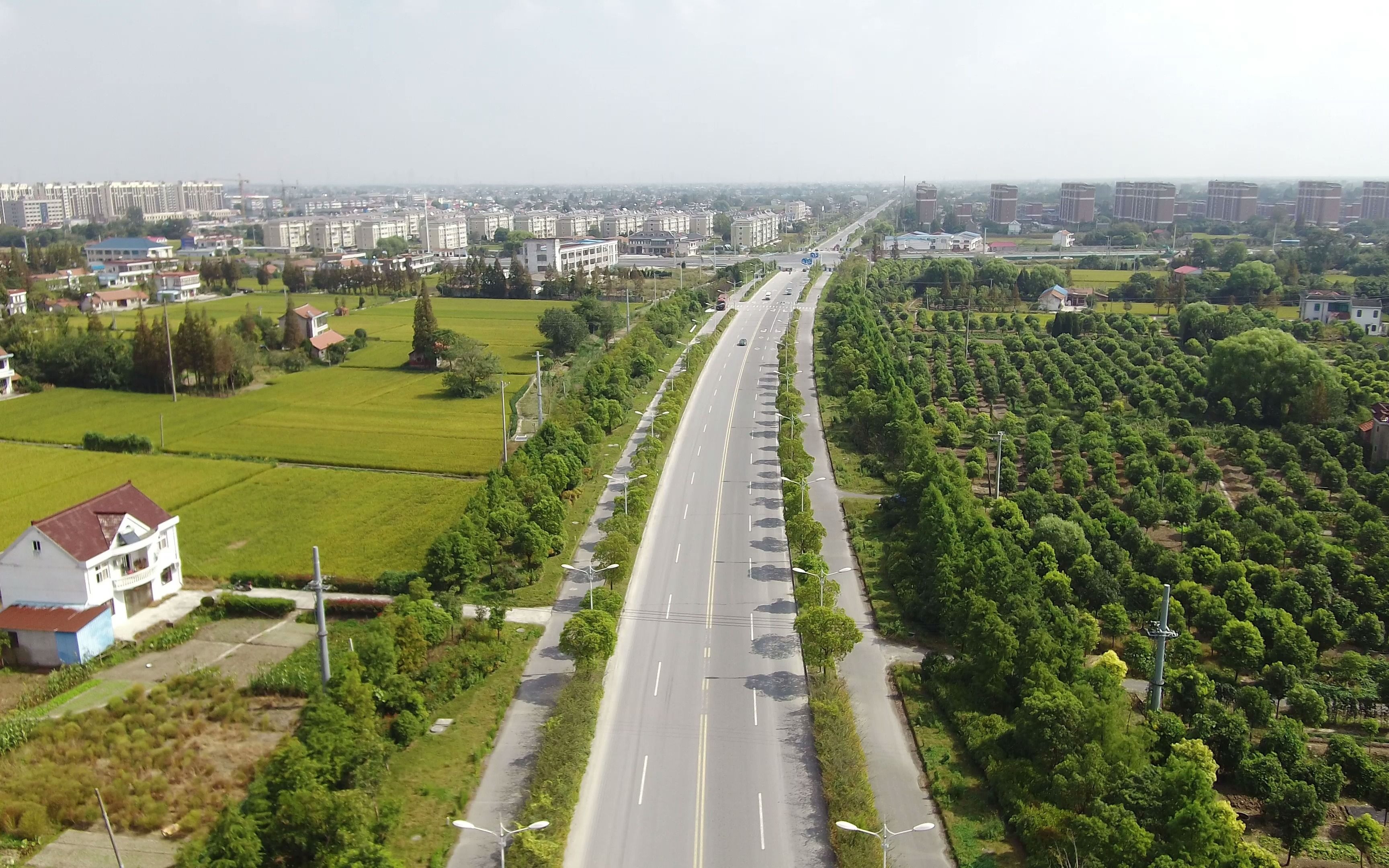 哈博森zino2航拍道路   原始素材   真实反映无人机的性能!