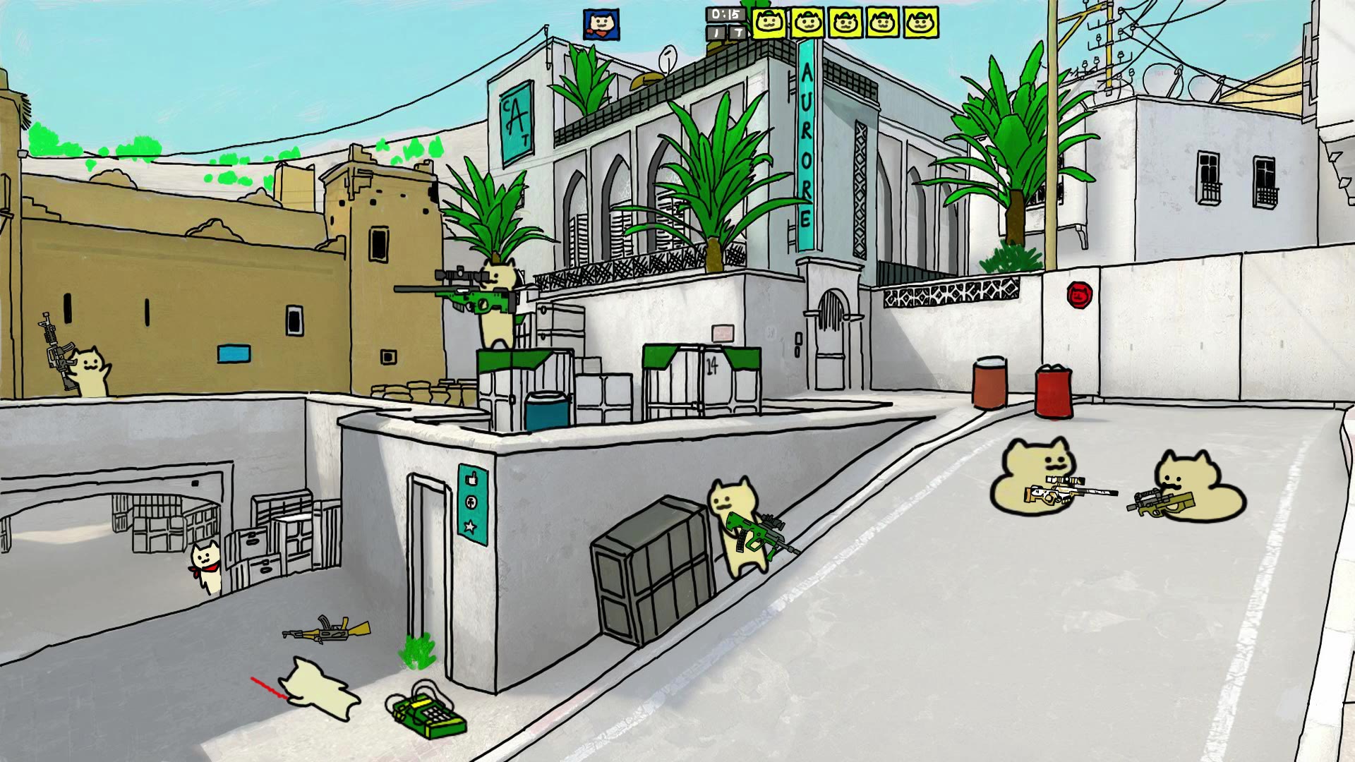 【cat in dust ll】 梦幻联动 仿everydayonecat 自制动画_哔哩哔哩