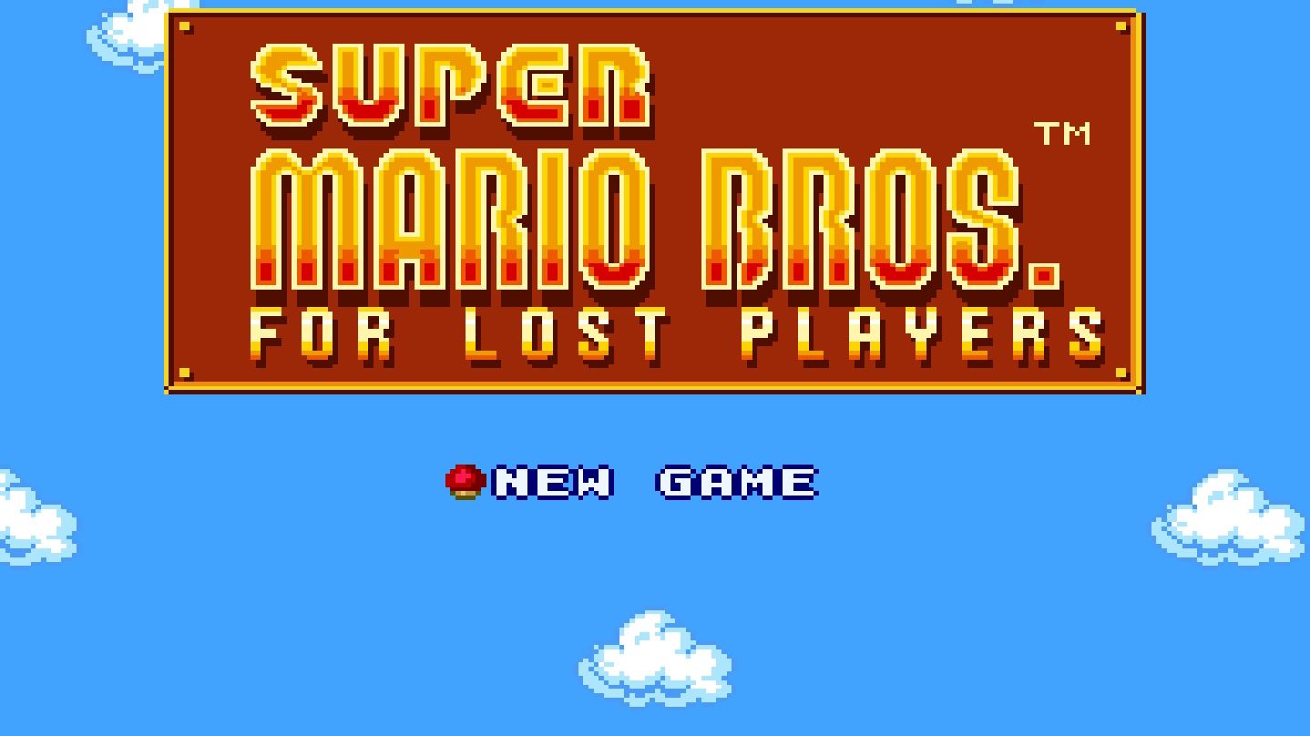 【超级马里奥世界改版】《Super Mario Bros. For Lost Players》游戏通关个人速通流程单机游戏热门视频