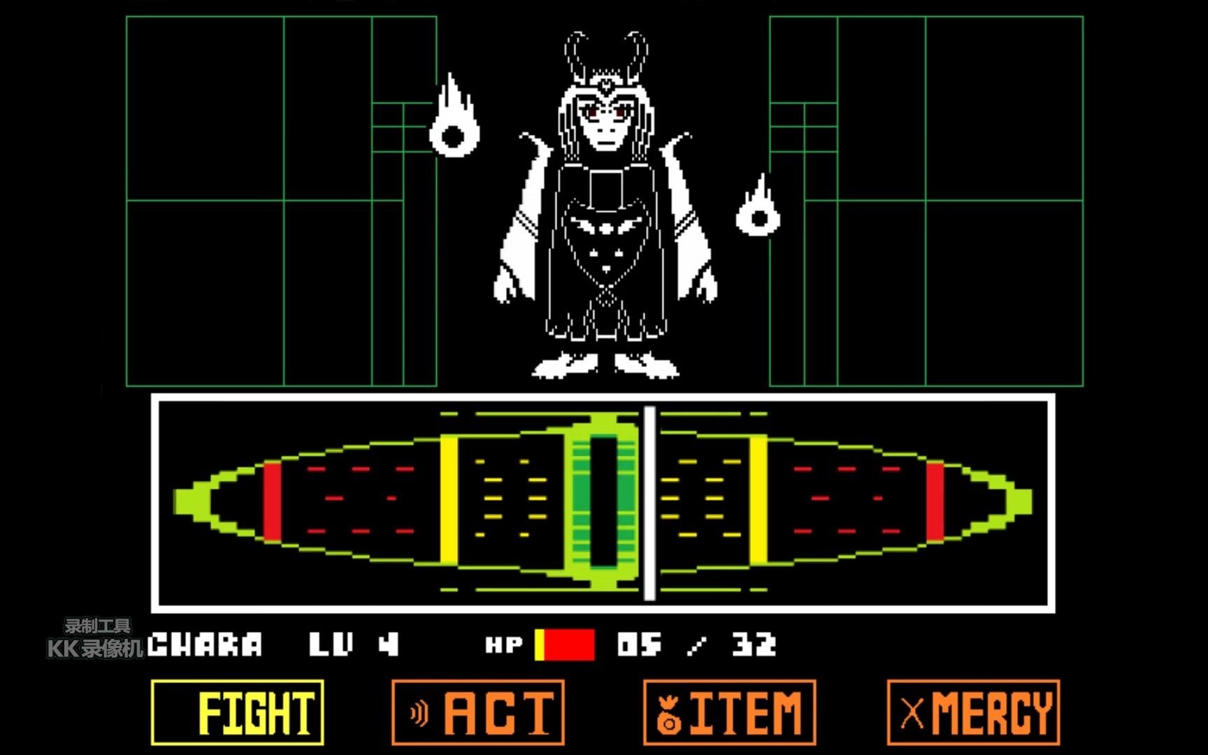 活动  困难版toriel战斗无药通关