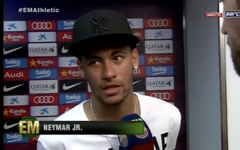 [图][ 存档 ] Neymar - Entrevista Postpartido - El Marcador de BarçaTV [13-09-2014]