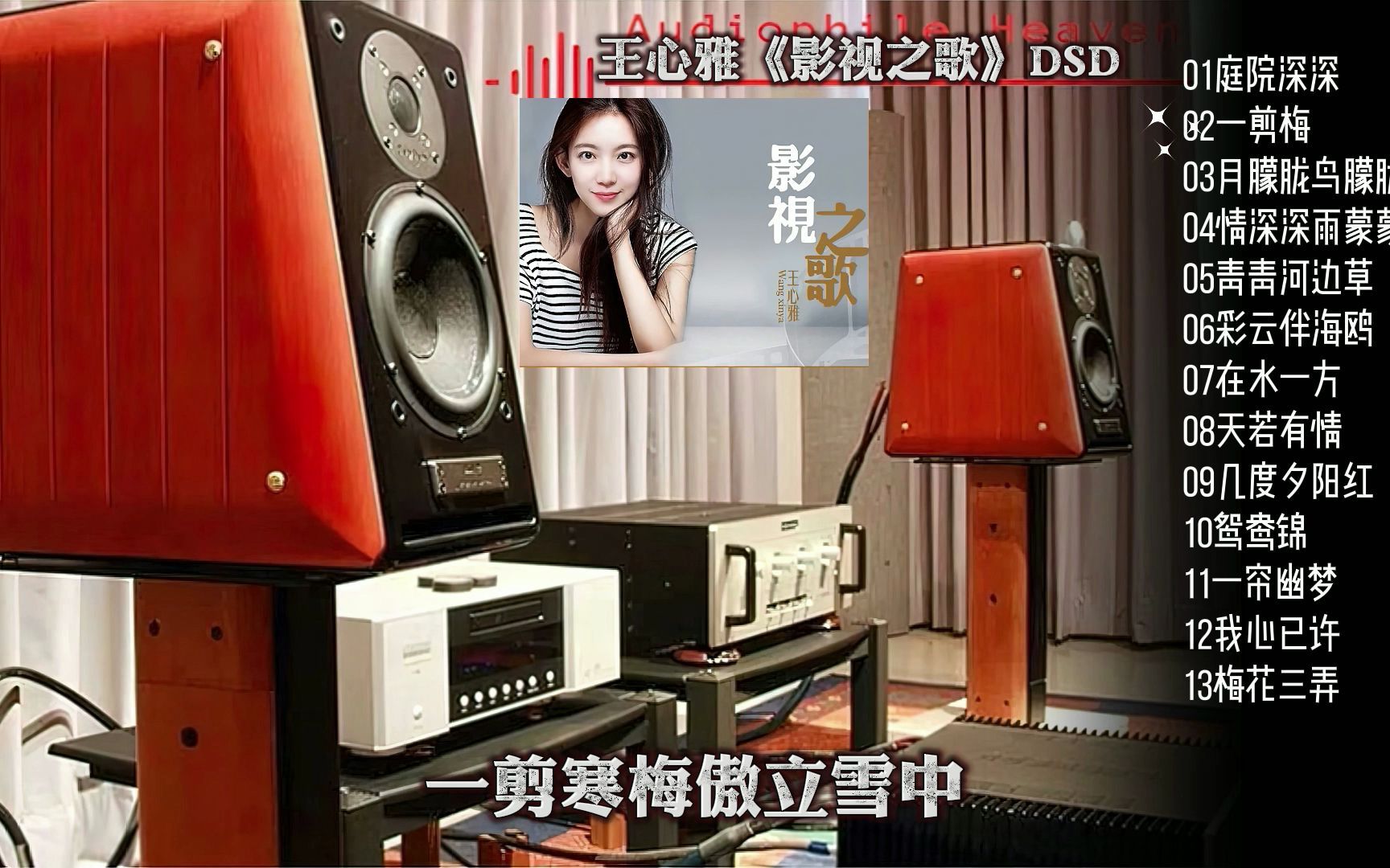 [图]高解析HiFi音乐·王心雅《影视之歌》DSD·动态歌词·佩带耳机