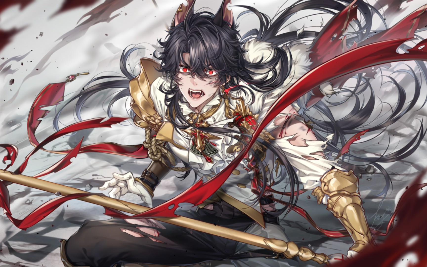 战损长发圣骑士杜铂雷咻咻咻的作图过程