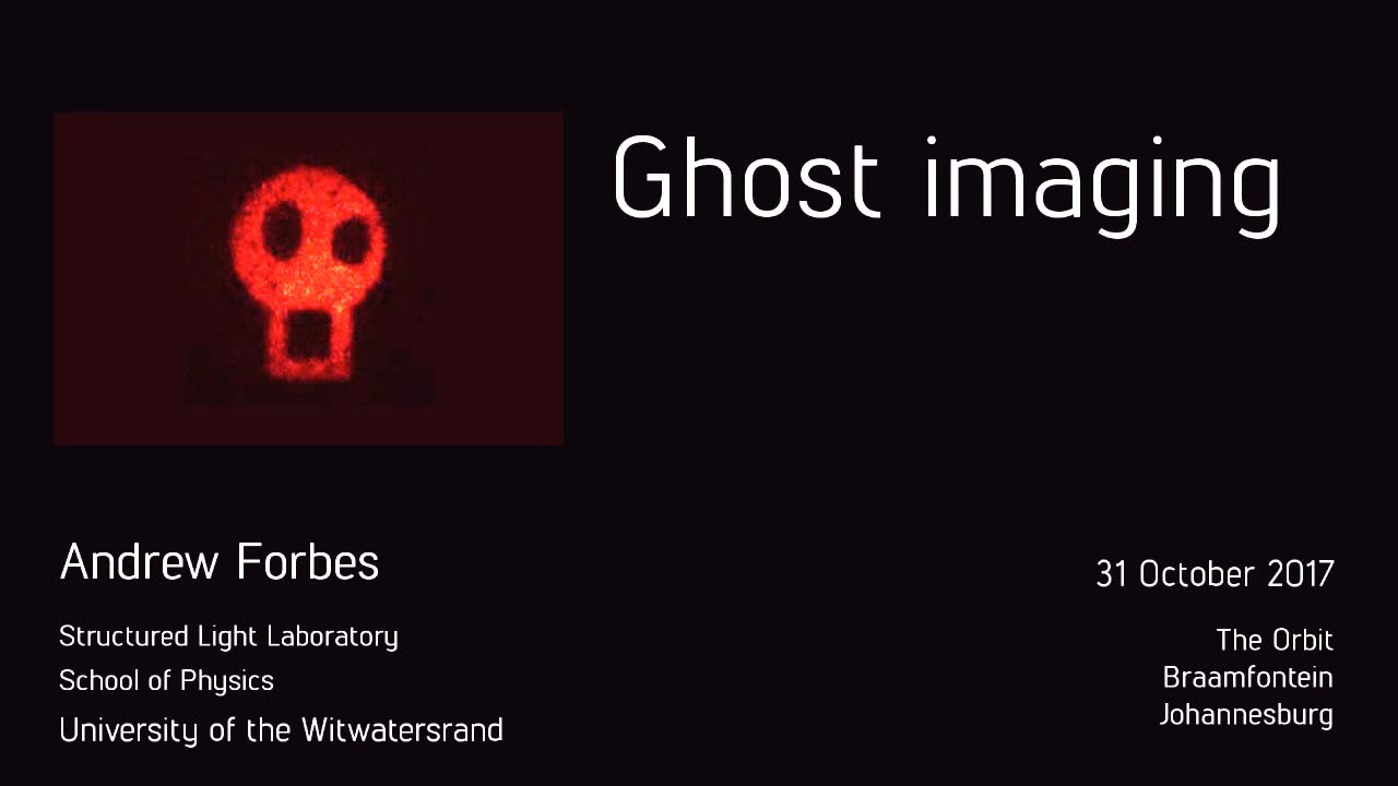 鬼成像 Ghost Imaging with Andrew Forbes(生肉)哔哩哔哩bilibili