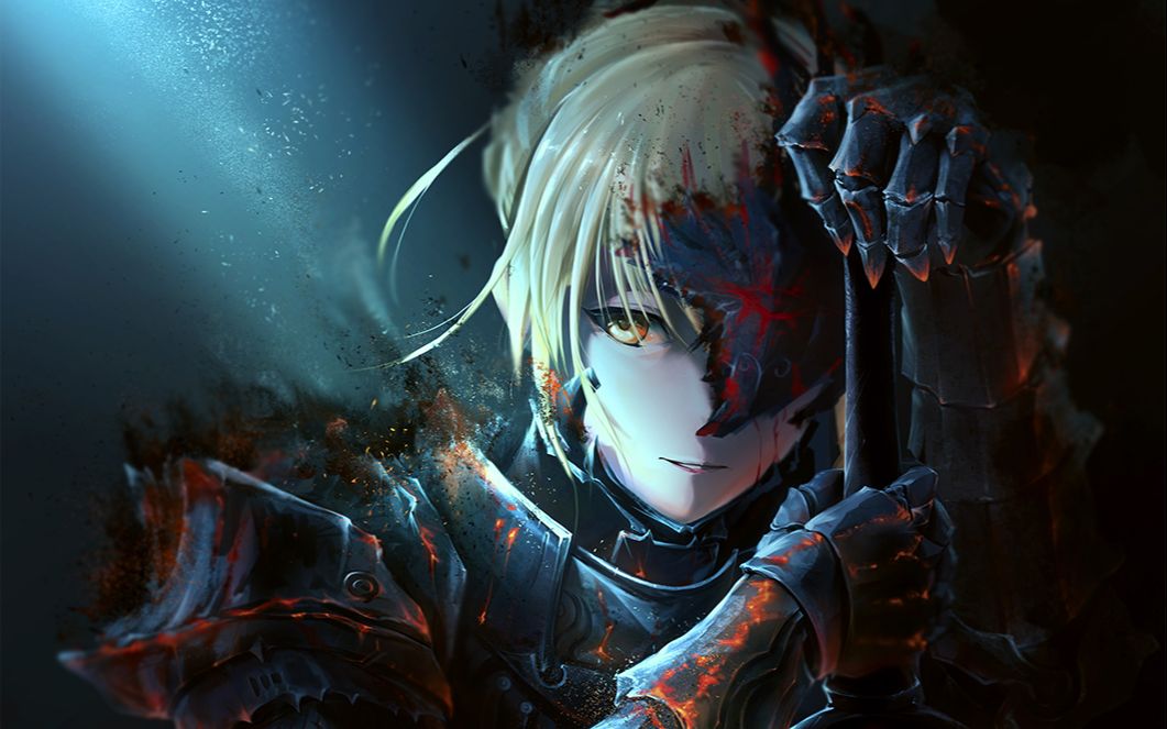【Fate/stay night HF剧场版】命运之夜——黑化Saber_哔哩哔哩_bilibili