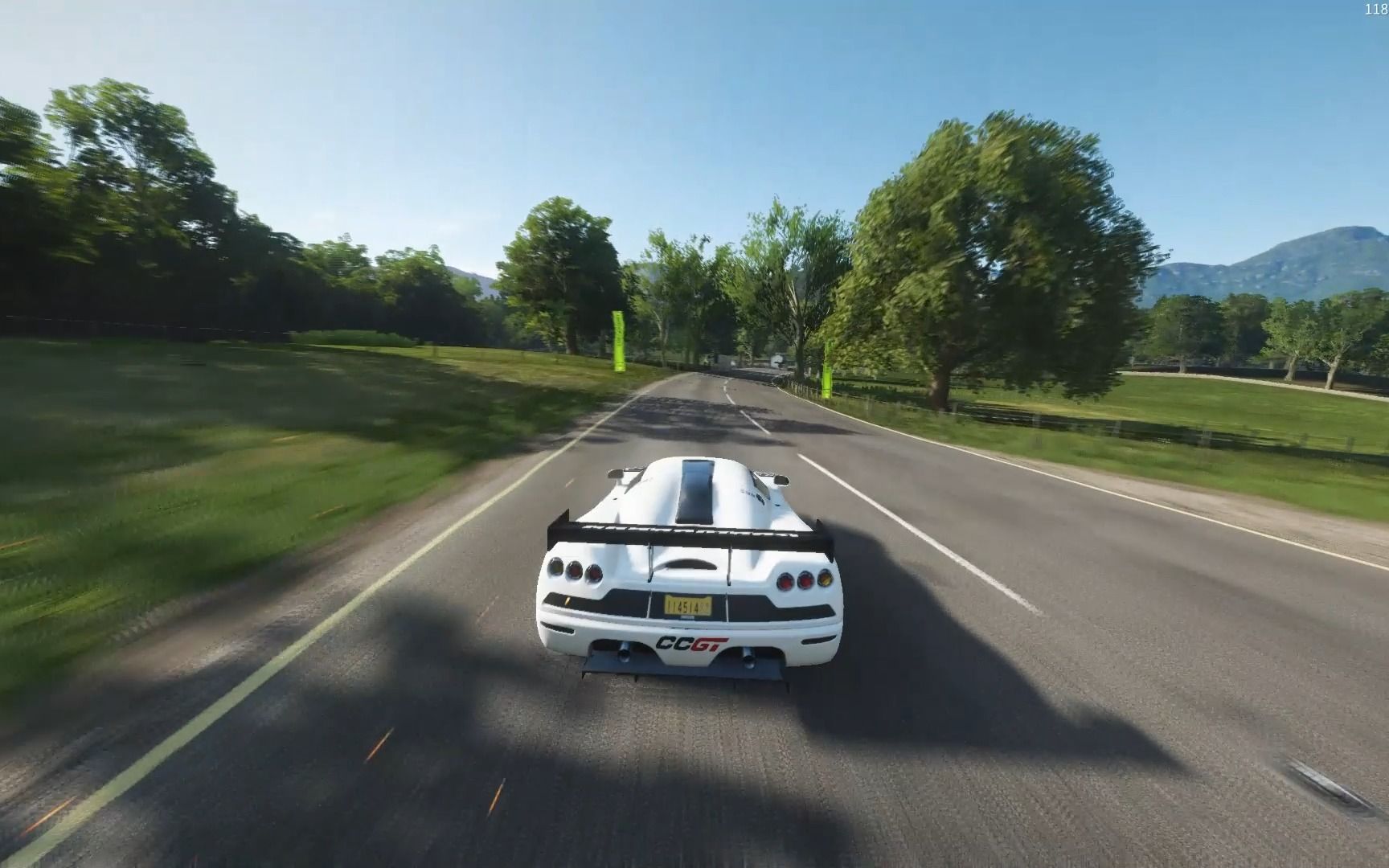 【极限竞速地平线4】柯尼塞格ccgt环岛7:03-hydrogen_8-hydrogen_8