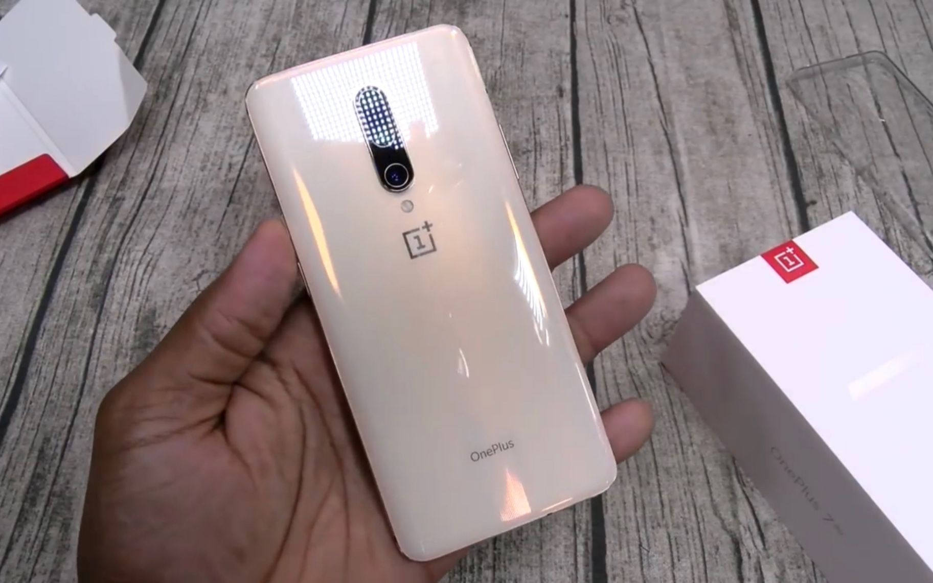 一加7pro皓月金开箱上手