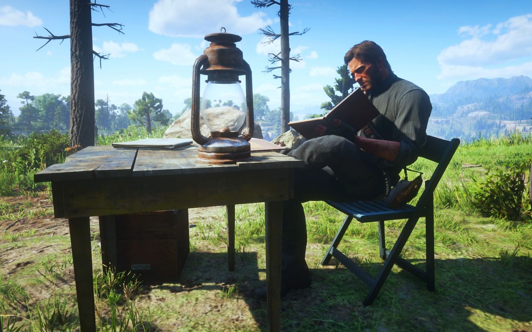 活动作品荒野大镖客2马掌望台的一天上