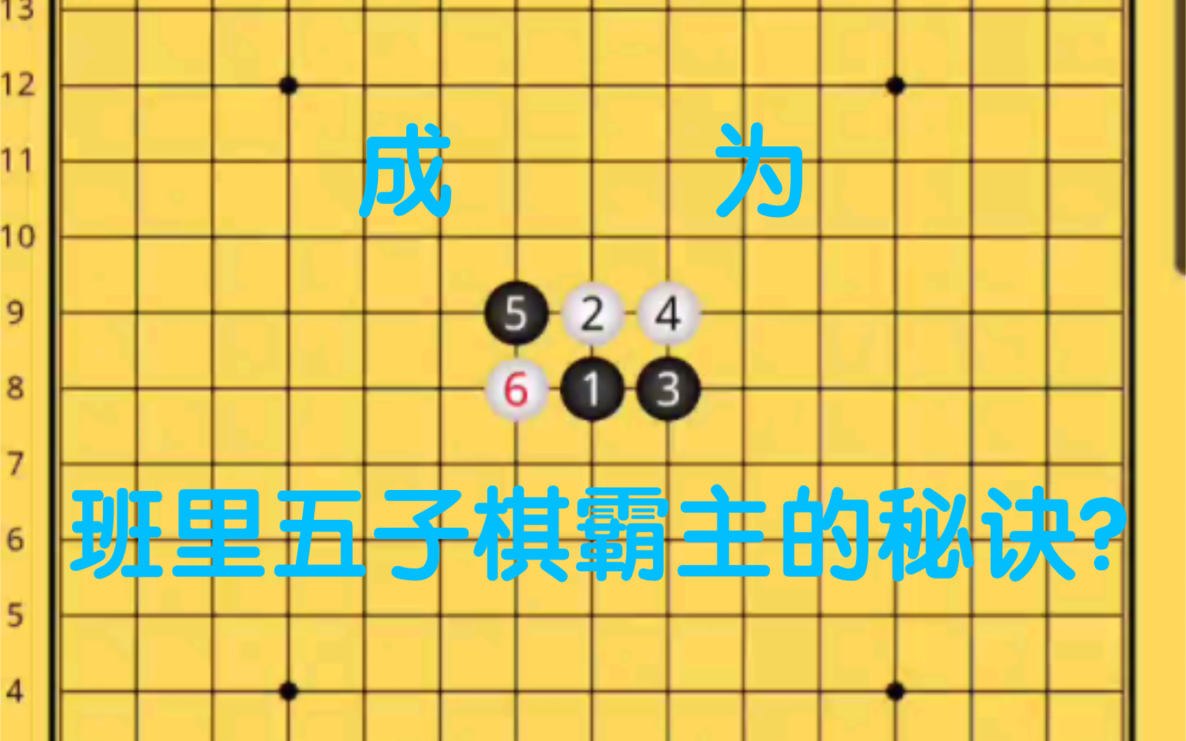 【深度解析】 为什么你的五子棋下不过别人?改善新手下棋的4个致命问题,成为班里的五子棋王者!哔哩哔哩bilibili