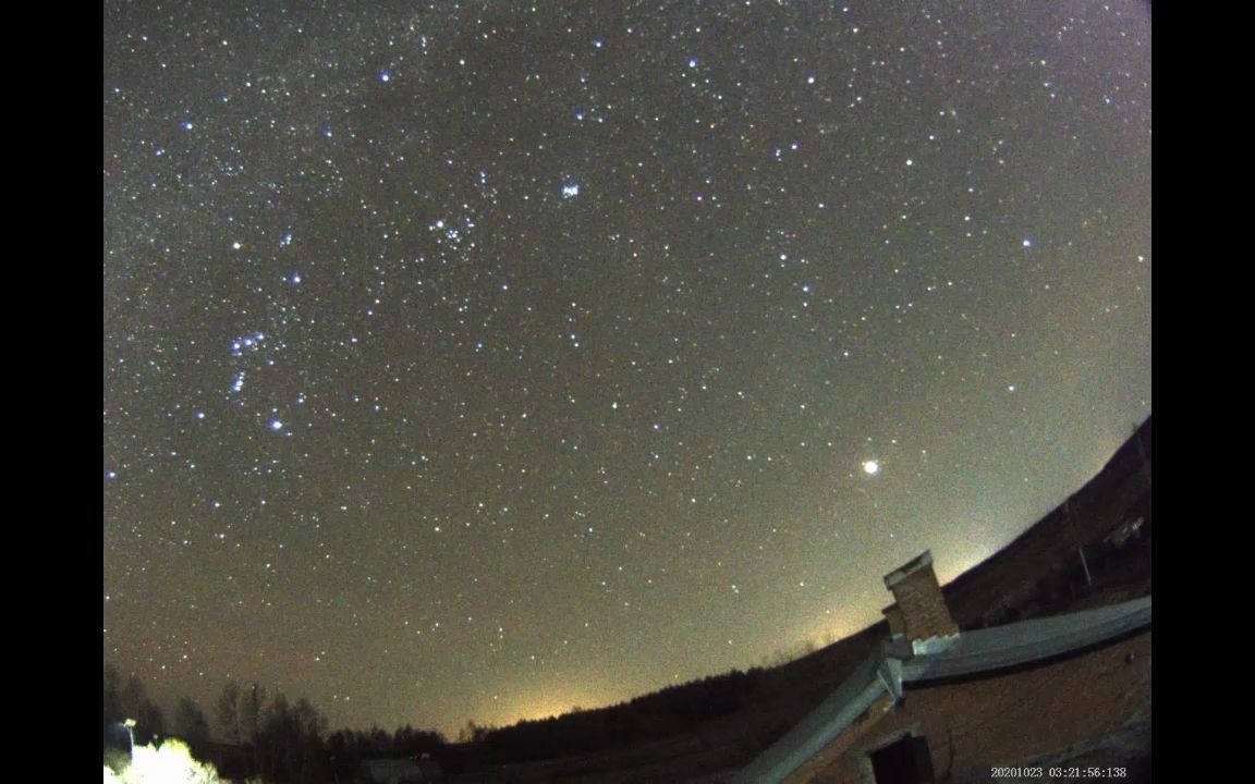 东北秋季的星空