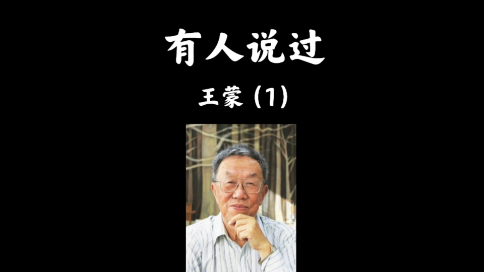 【名人名言】王蒙:不要着急,人生一世,最要紧的恰恰是耐心二字.哔哩哔哩bilibili