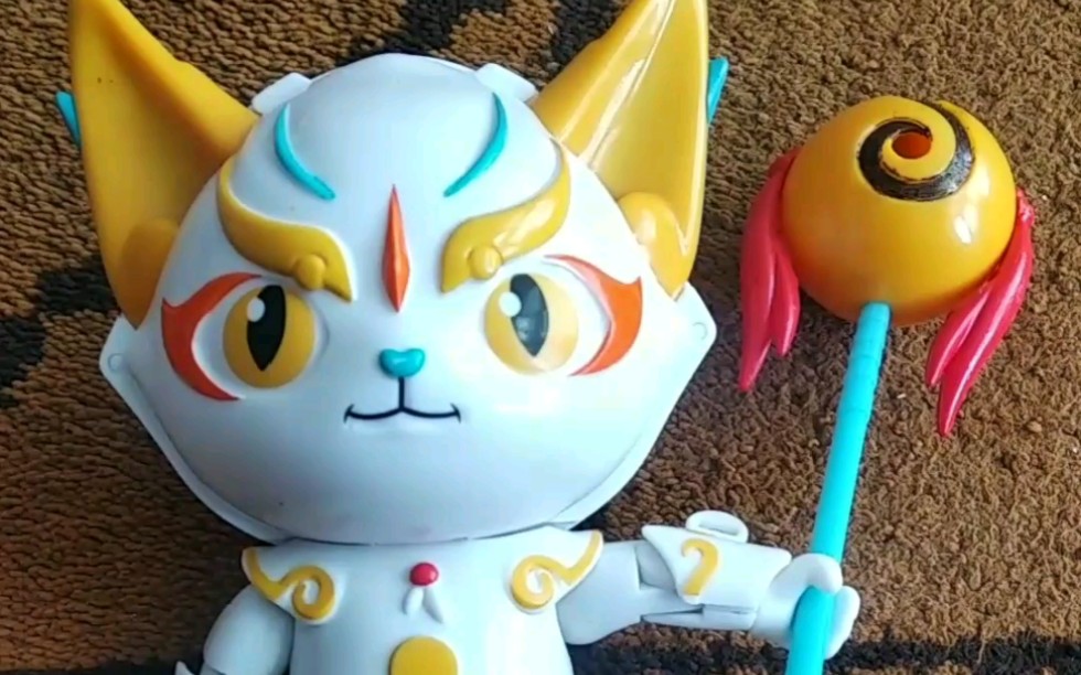 京剧猫玩具白糖和小青变成前后小视频