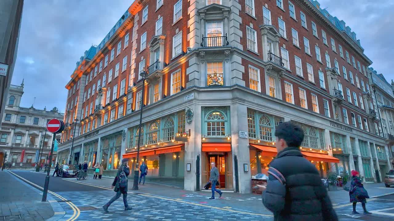 【超清英国】漫步傍晚时分的伦敦 威斯敏斯特市 2024.