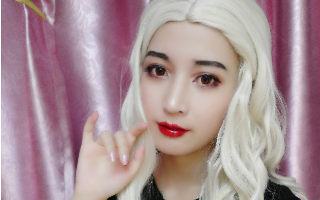 【初投稿】爱丽丝梦游仙境~白皇后~cos教程by猫大_哔哩哔哩_bilibili