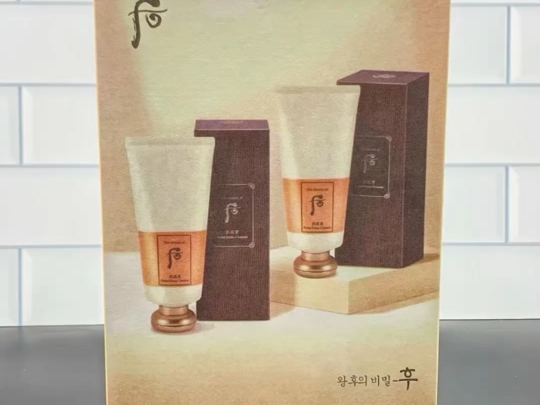 whoo后拱辰享洗面奶两件套明通版 180ml*2 细节全对版 味道对香 市面
