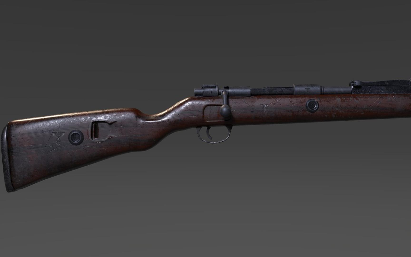 这年头谁不玩一枪爆头呀----98k建模