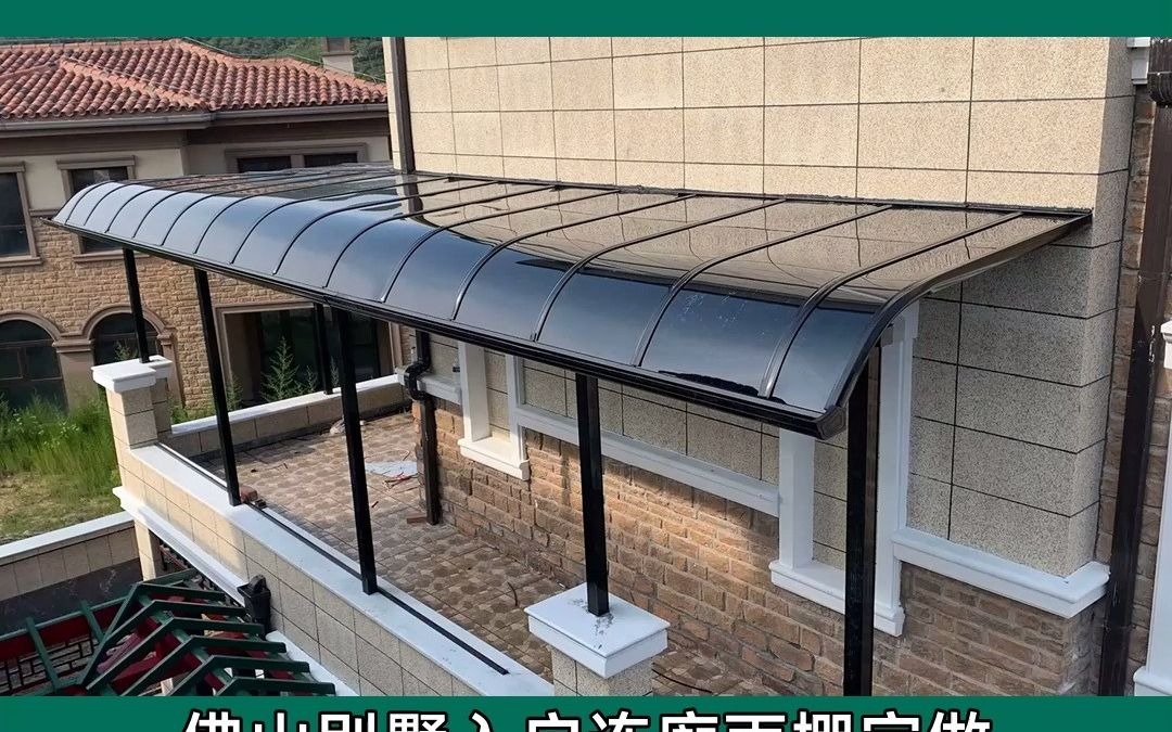 佛山别墅入户连廊雨棚定做