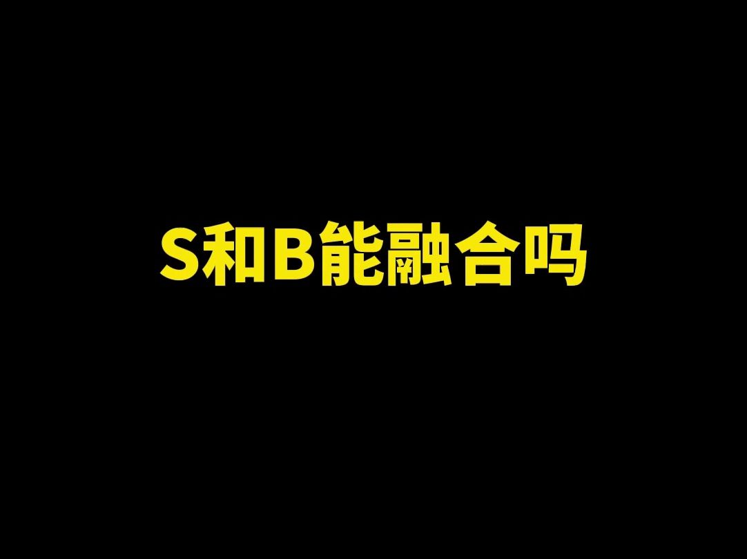 给字母S和B设计LOGO哔哩哔哩bilibili