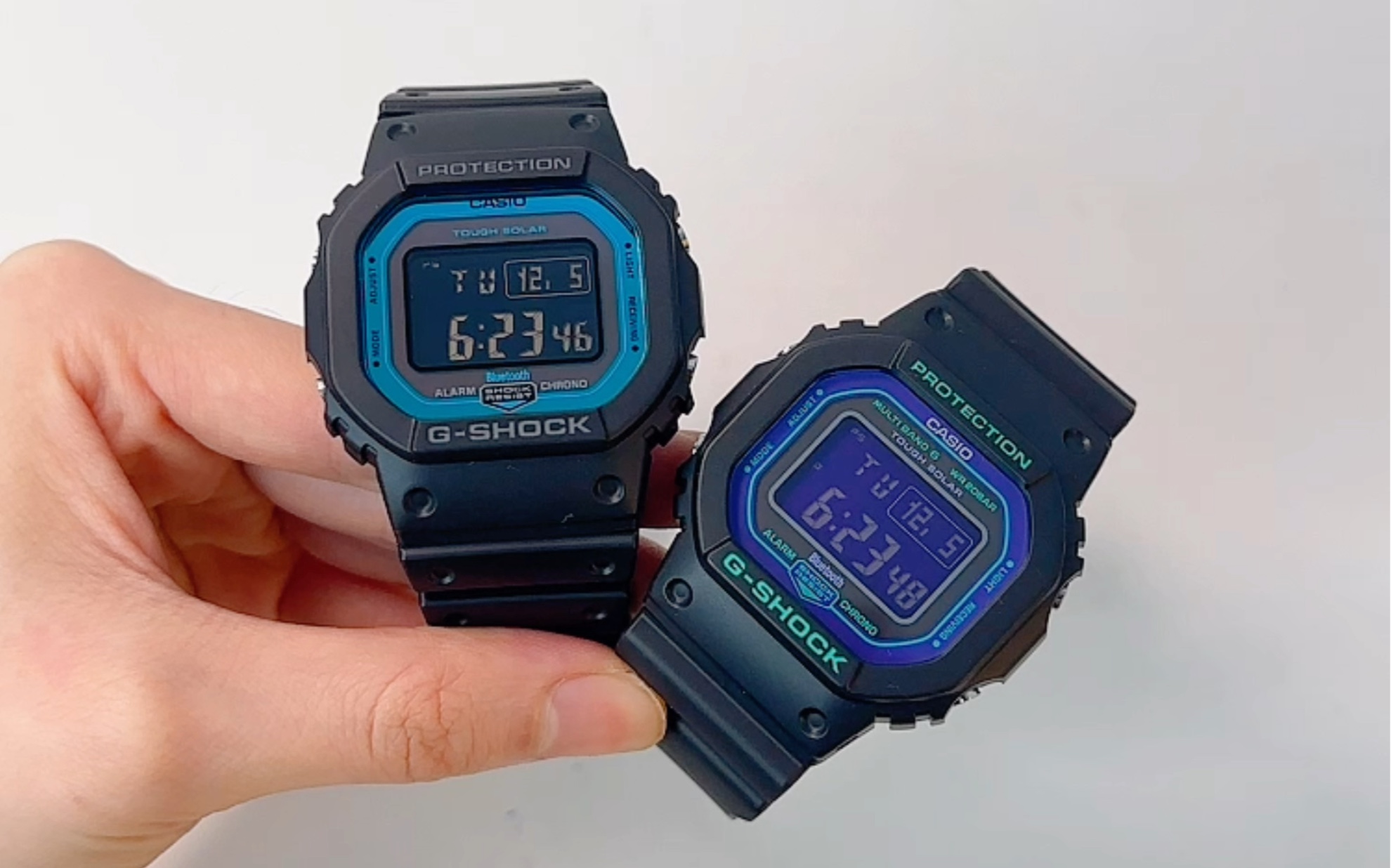 卡西欧太阳能小方块 gw-b5600-2/gw-b5600bl-1 外观展示