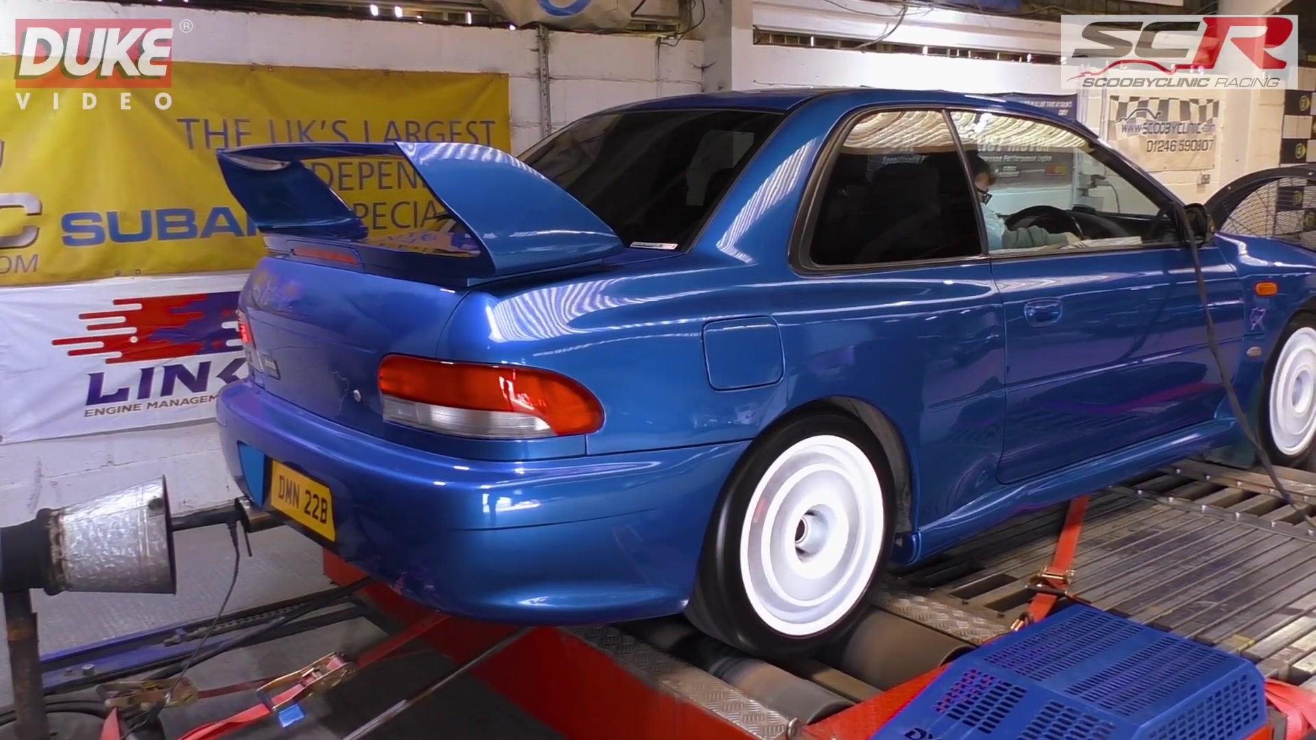 斯巴鲁impreza22bsti马力机测试