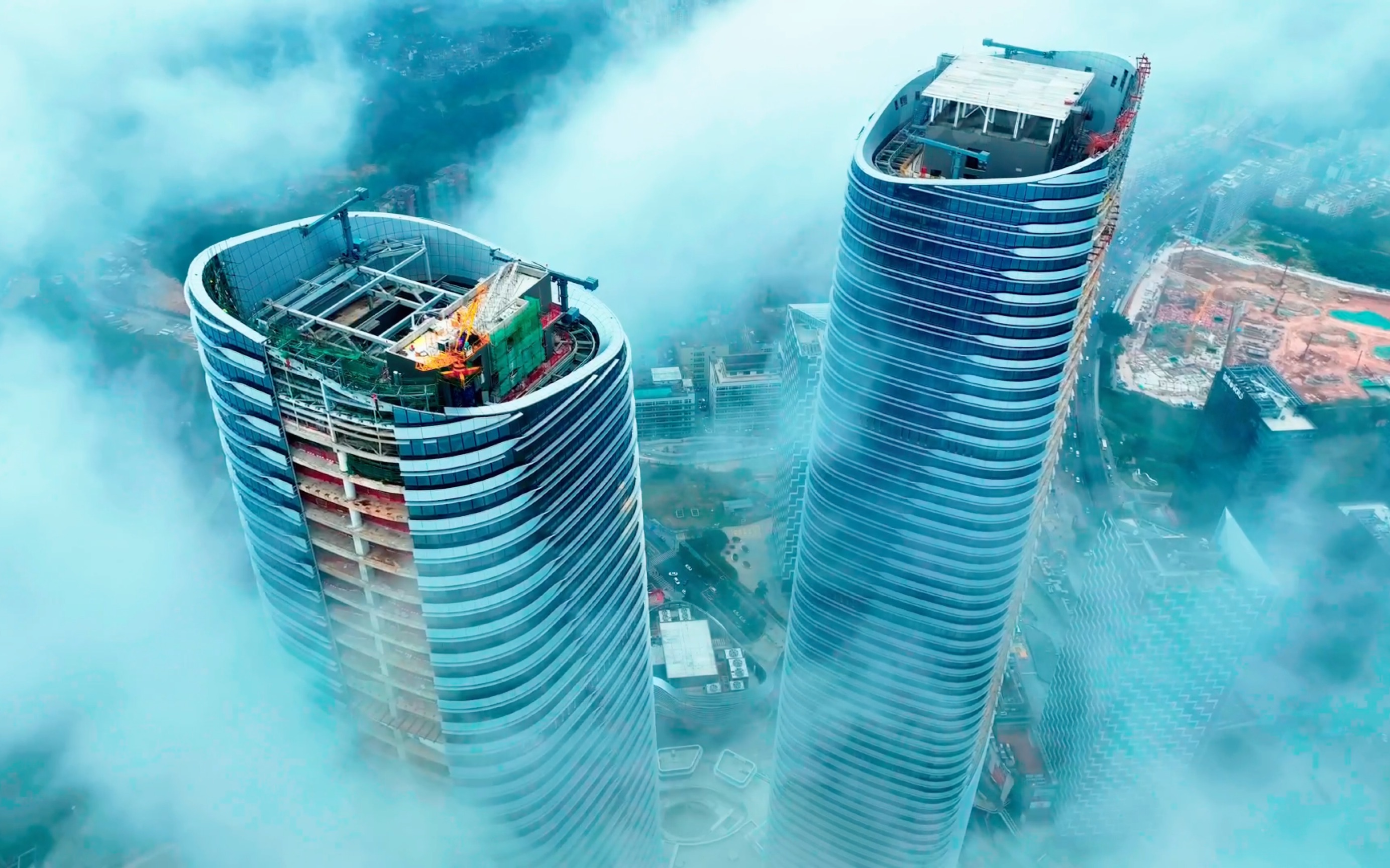 深圳坂田·星河world 双塔 中国最高等高双塔