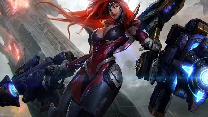 【英雄联盟全英雄全皮肤完整语音】武装战姬 厄运小姐