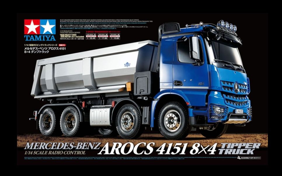 【Hobbyconcepts/合辑】田宫RCⷥ唩鰁rocs 4151 8*4自卸卡车ⷥ𜀧Š制作+富斯FSi6与MFC03安装(56366)哔哩哔哩bilibili