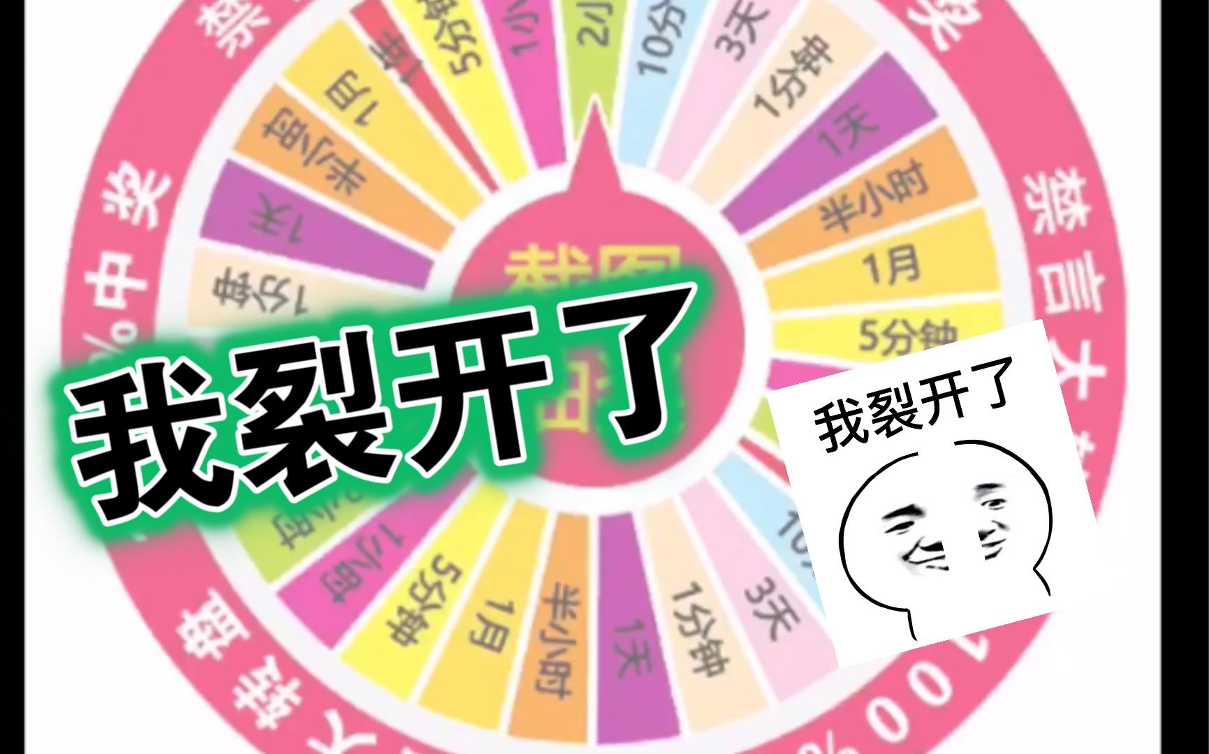 沙雕作品没事玩转盘抽奖禁言禁言1年套餐真的存在吗