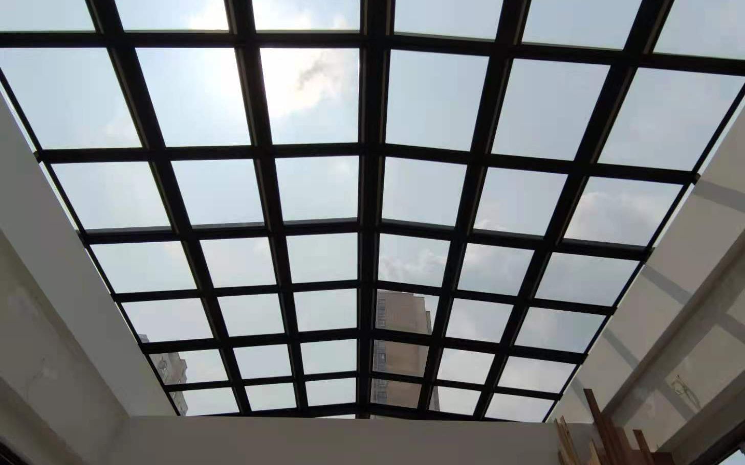 sunrim移动阳光房,商业区电动开合屋顶系列case