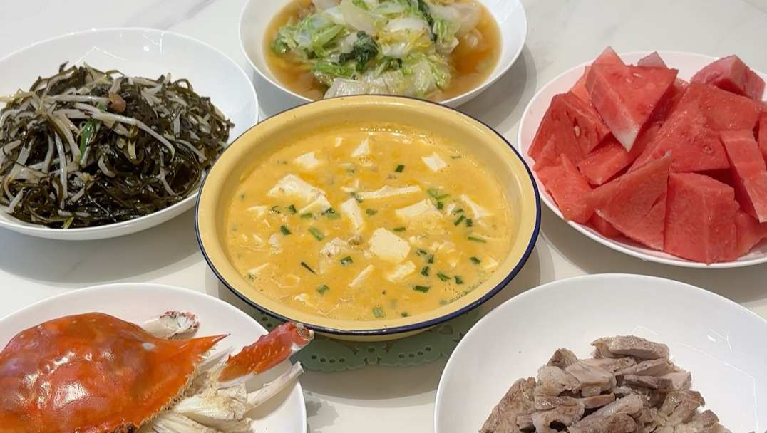 浙江人开饭啦，梭子蟹便宜了吧