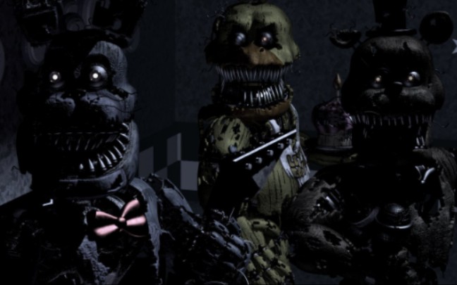 [图]《吓死小孩的一集》FNAF 1预告片 但是是四代角色