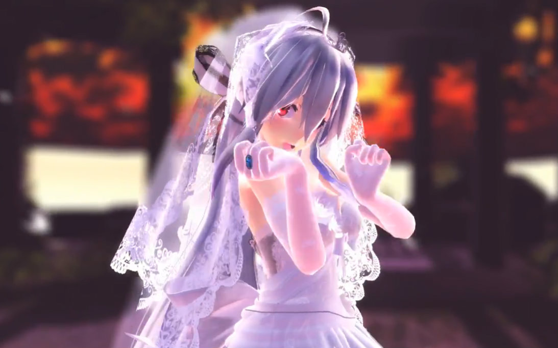 【mmd】唯美tda婚纱弱音☆girls