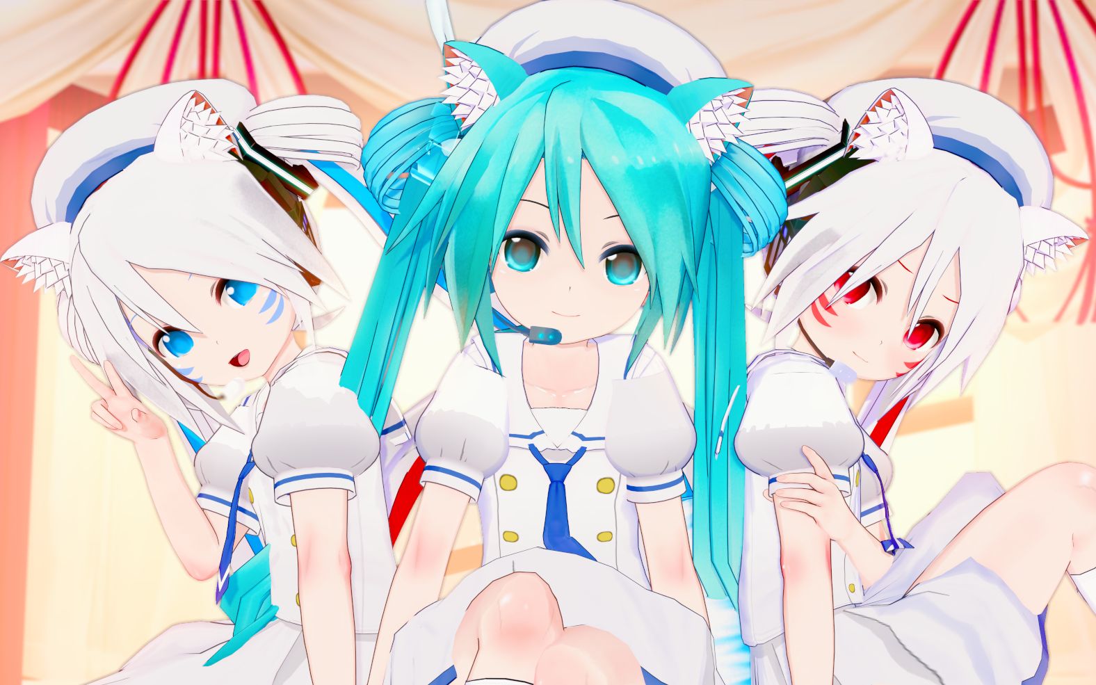 【MMD表情配布】Poppin Jump♪ 【点兔\初音未来MMD】哔哩哔哩bilibili