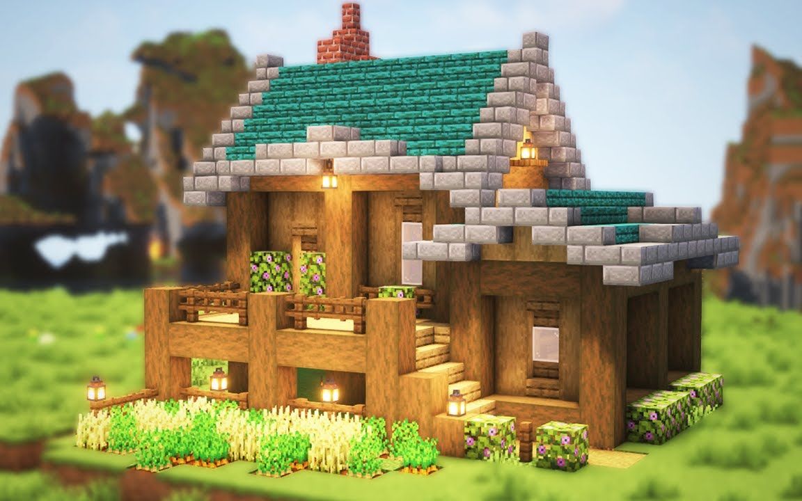 【minecraft】简约漂亮的小屋