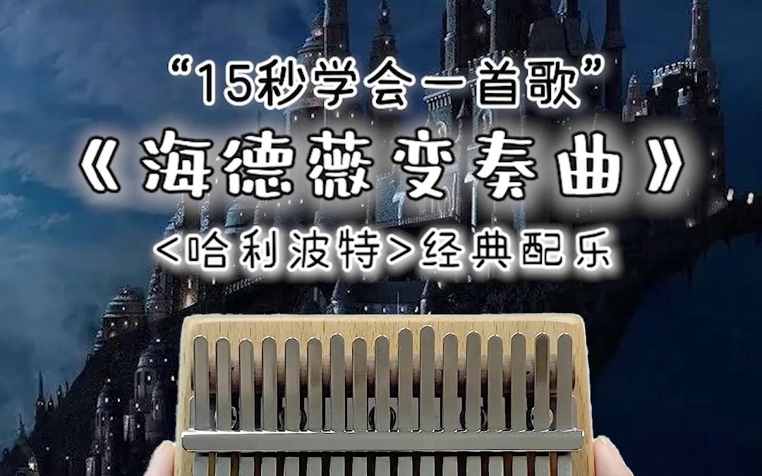 [图]一起进入魔法世界吗？ #哈利波特 #海德薇变奏曲 #卡林巴弹奏