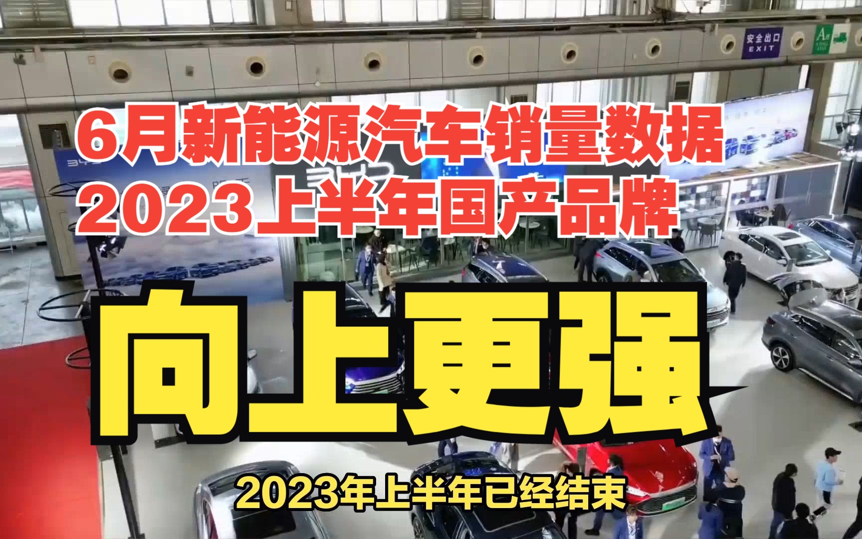 6月新能源汽车销量数据 2023上半年国产品牌向上更强哔哩哔哩bilibili