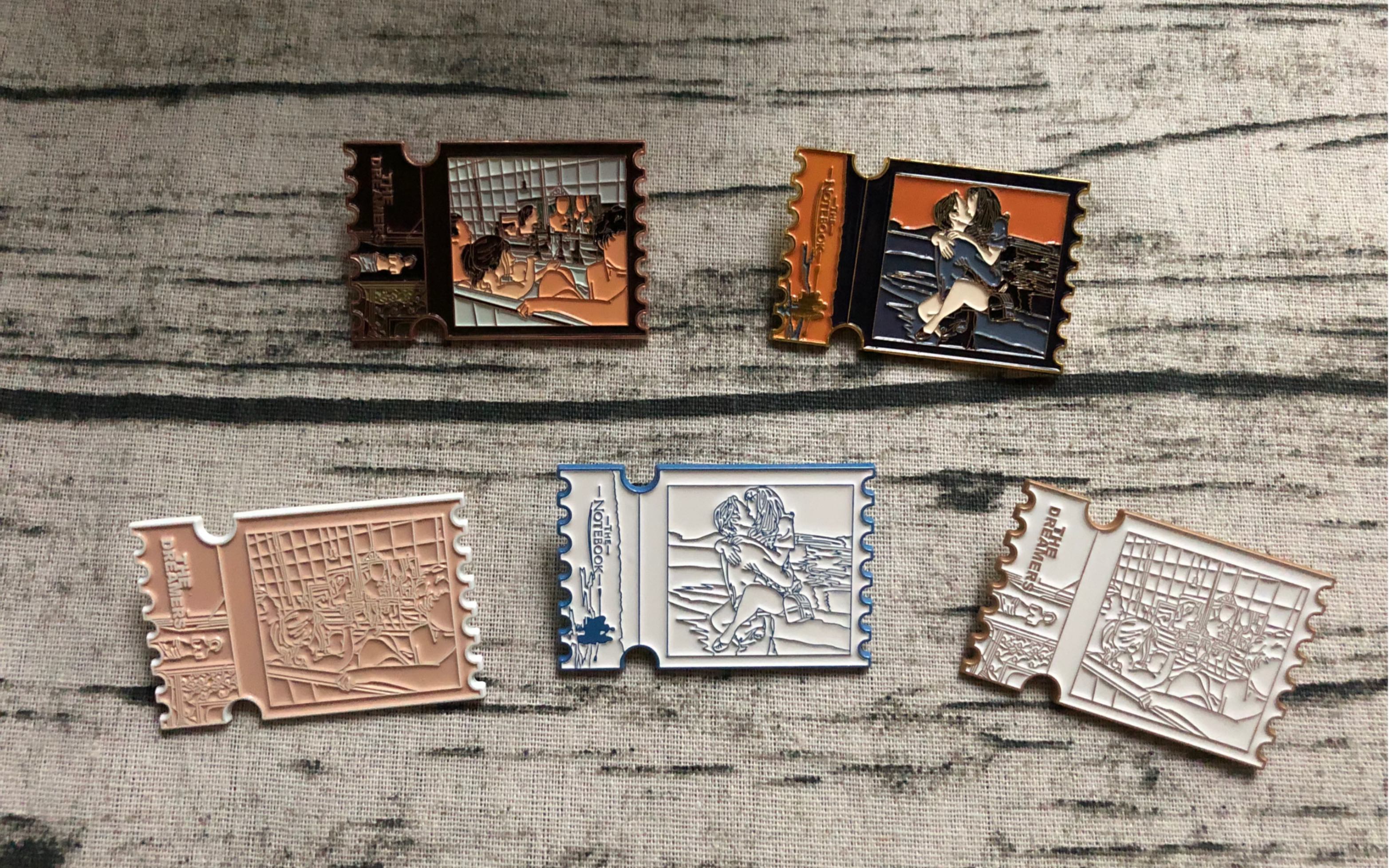 【开箱】金属徽章 票根《恋恋笔记本》《戏梦巴黎》