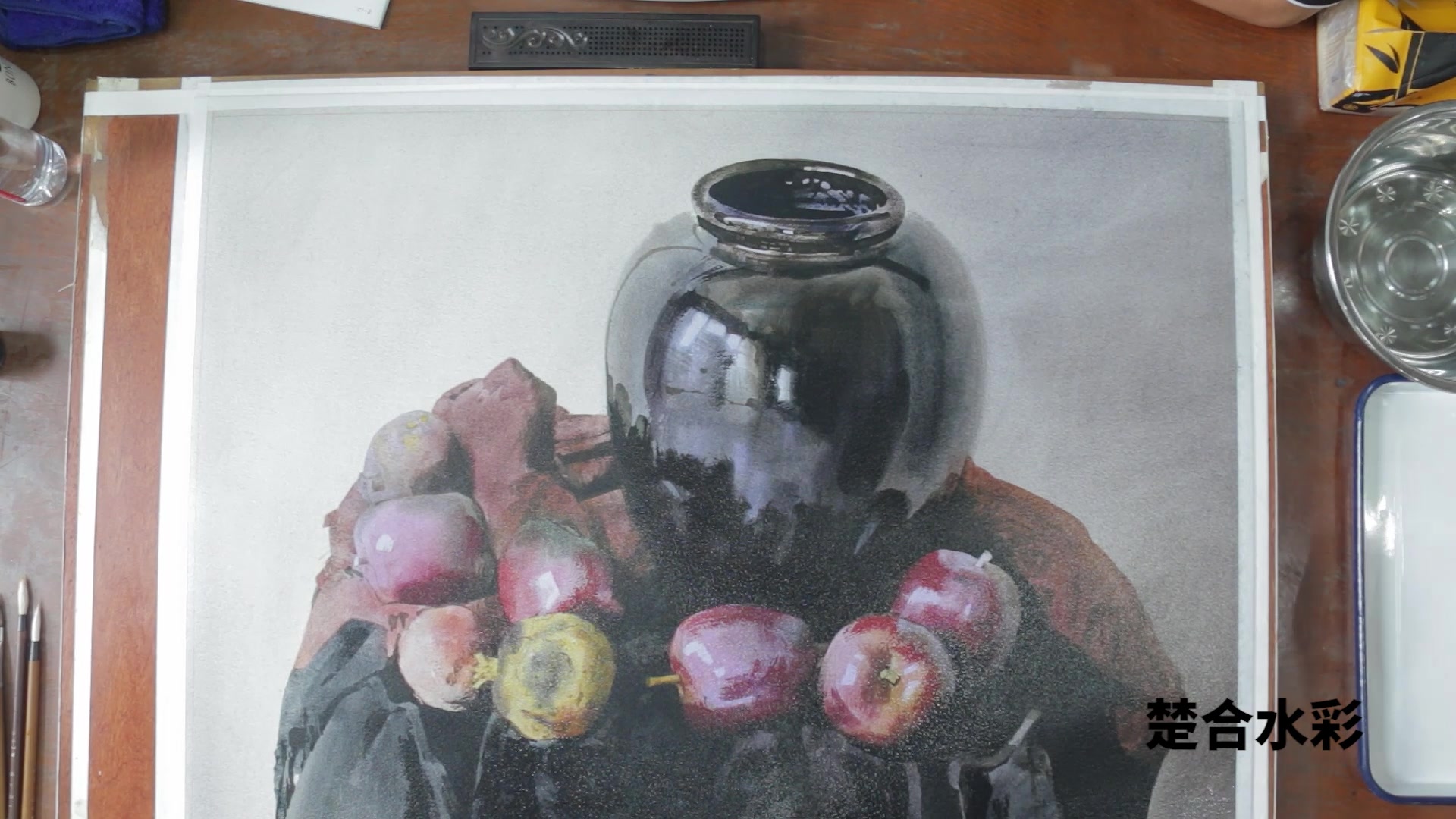 刘寿祥水彩静物2